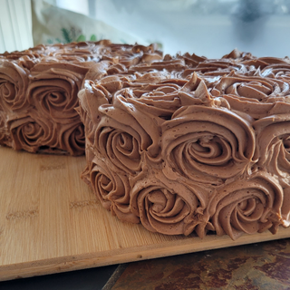 French Chocolate Buttercream Cake