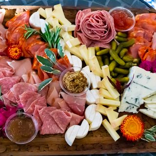 Charcuterie and cheese board