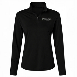 Women's Performance Quarter Zip - Black
