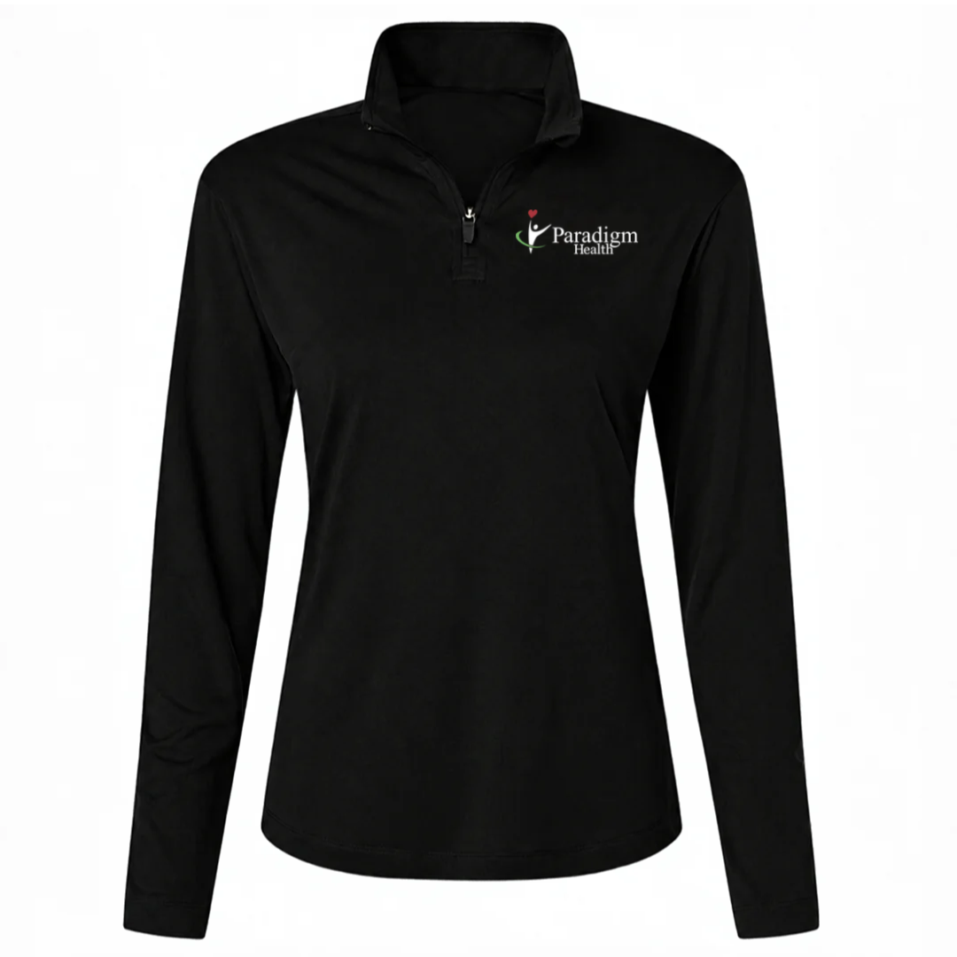 Women's Performance Quarter Zip - Black