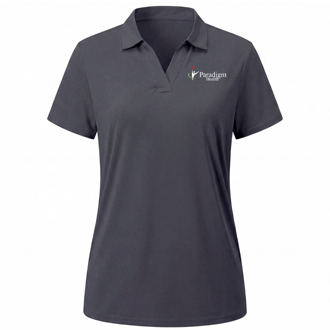 Women's Polo - Dark Grey