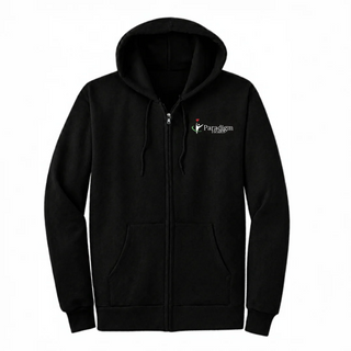Paradigm Zip Up Hooide - Black