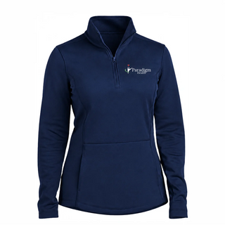 Women's Fleece Quarter Zip - Navy