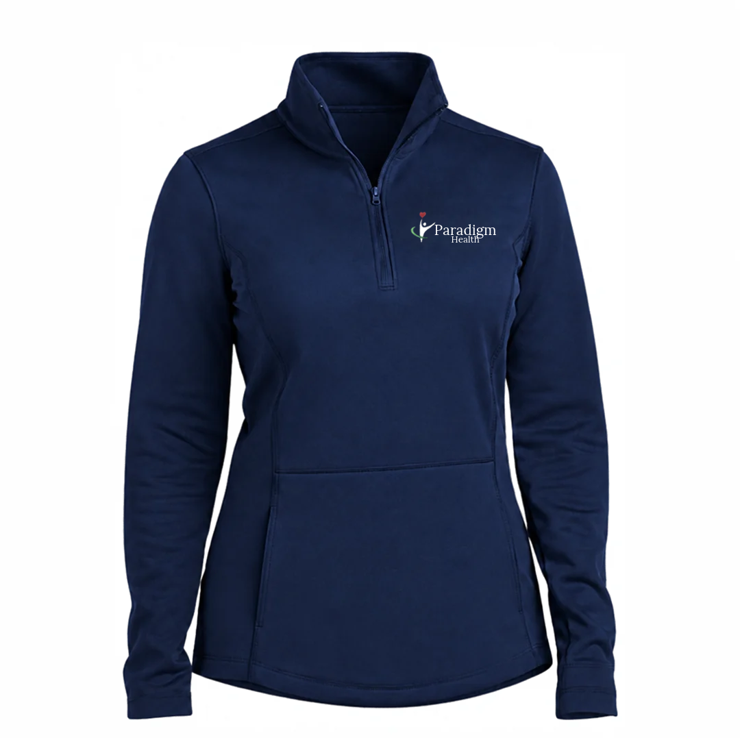 Women's Fleece Quarter Zip - Navy