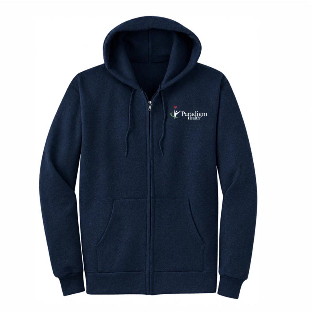 Paradigm Zip Up Hooide - Navy