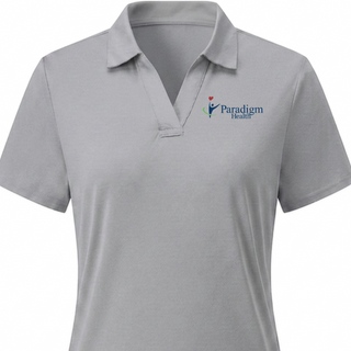 Women's Polo - Light Grey