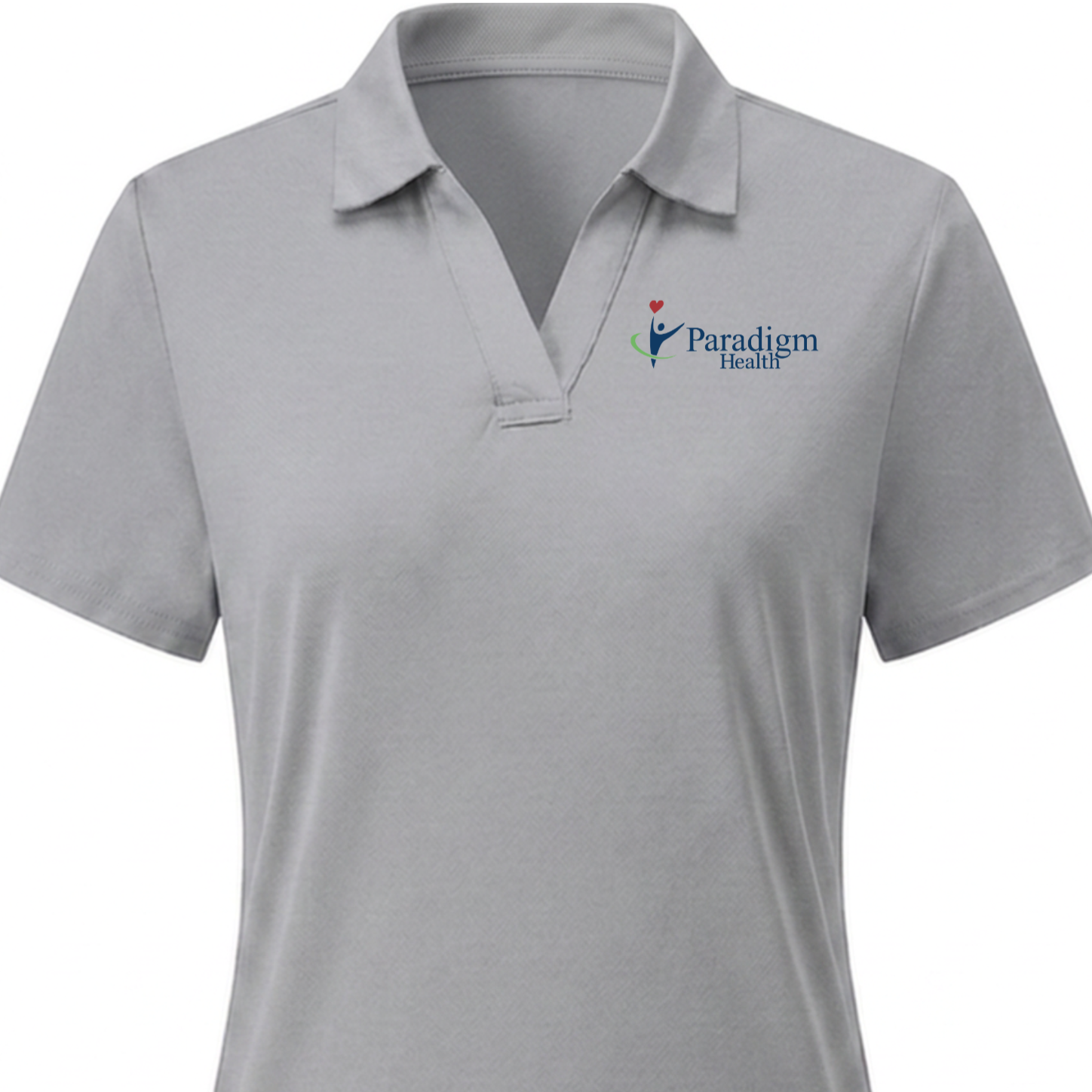 Women's Polo - Light Grey