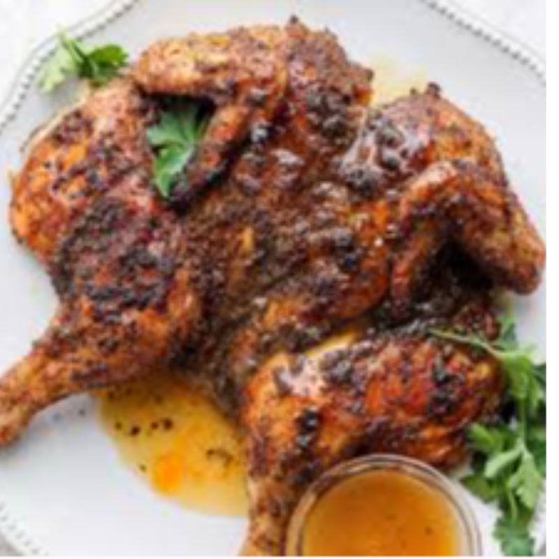 Spatchcock Chickens Red Apron