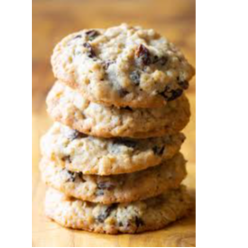 Oatmeal Raisin Cookie Dough (Frozen) 8 cookies