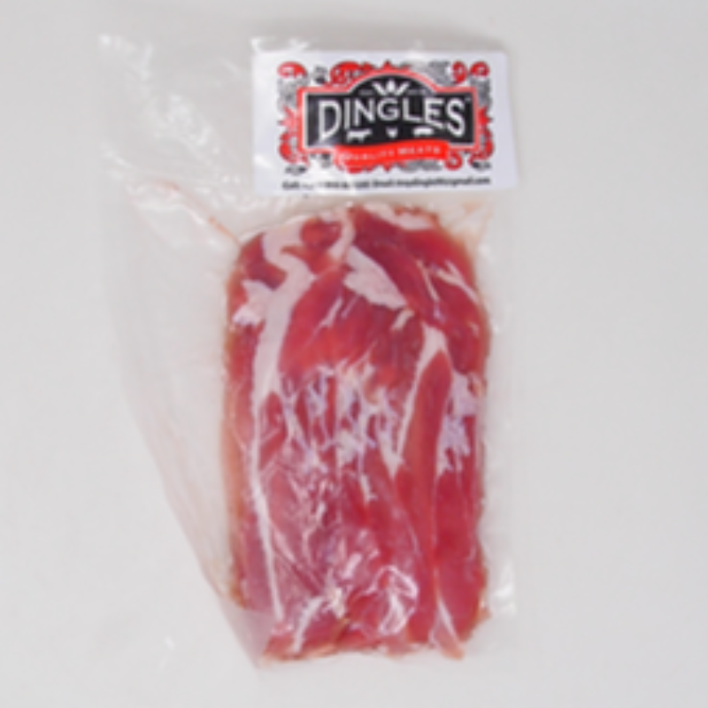 Streaky Bacon Dingles 250g