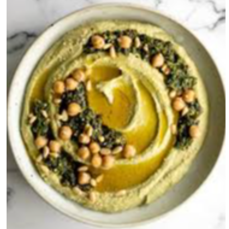 Basil Pesto Hummus