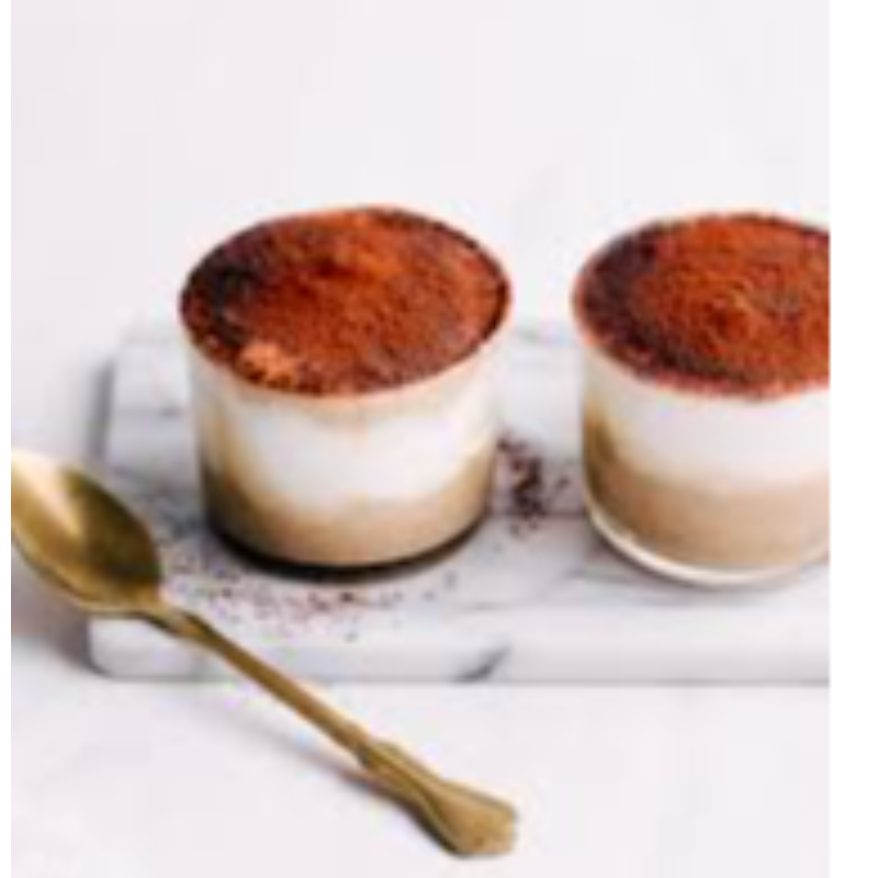 Tiramisu Overnight Oats with Protein powder