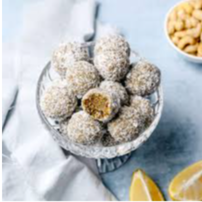 Cashew Coconut Bliss Balls