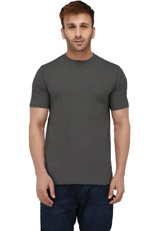 Plain Half Sleeve Round Neck T-Shirt