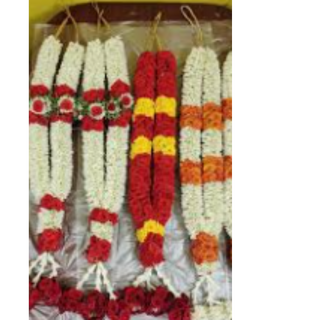Button rose Garland 2ft x 2ft
