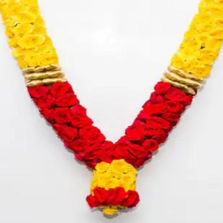 Button rose Garland 2ft x 2ft