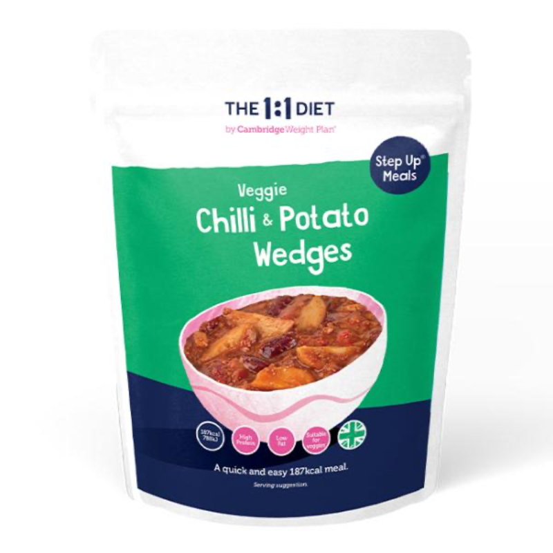 Veggie Chilli and Potato Wedges Large Image