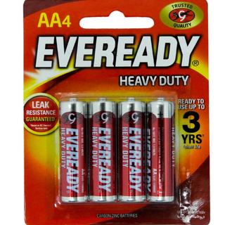 Eveready Battery Heavy Duty 1015BP4M (AA x 4)