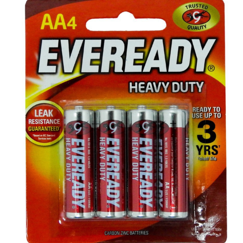 Eveready Battery Heavy Duty 1015BP4M (AA x 4) Main Image