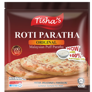 Tisha’s Roti Paratha Original / Malaysian Puff Pastry (375g)