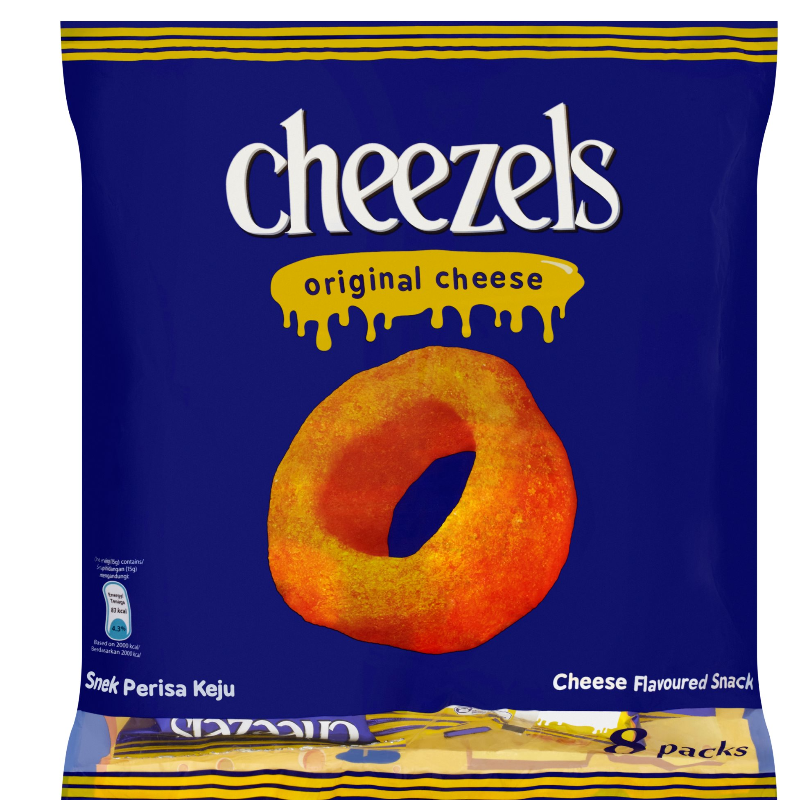 Cheezels Cheese Flavoured Snack (15g x 8) – Original Main Image