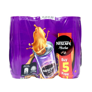 Nescafe Milk Coffee Drink (240ml x 5+1) – Mocha