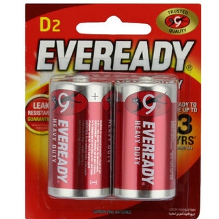 Eveready Battery Heavy Duty 1050BP2M (D x 2)