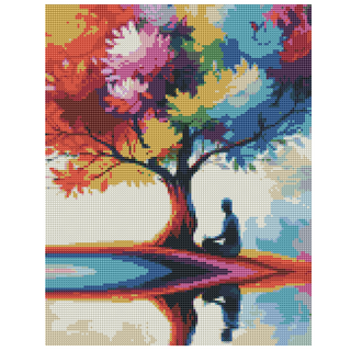 Kit Diamond Painting sin bastidor 35x45 Raíces del alma | WD1020 