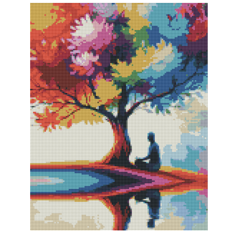 Kit Diamond Painting sin bastidor 35x45 Raíces del alma | WD1020 