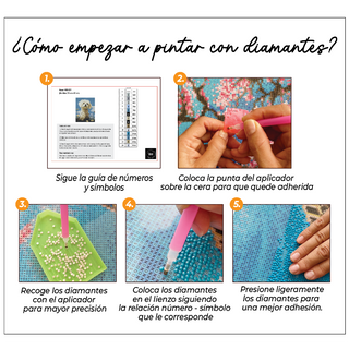 Kit Diamond Painting sin bastidor 35x45 Explorador peludo | WD1027 