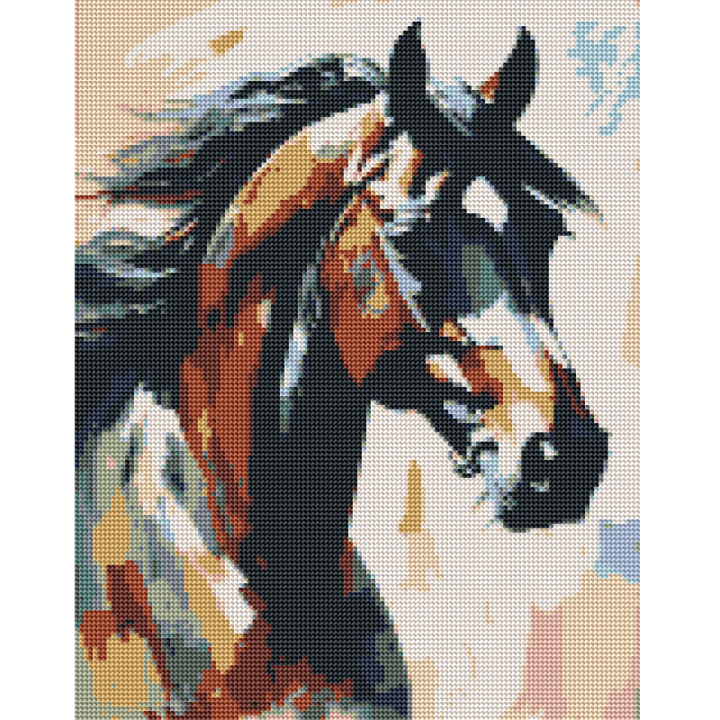 💎Kit Diamond Painting sin bastidor 35x45cm: Fuerza indomable | WD1024