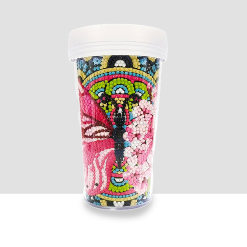💎Kit Creativo | Diamond Painting | Vaso: Mariposa encantada | BZS06✨NEW✨