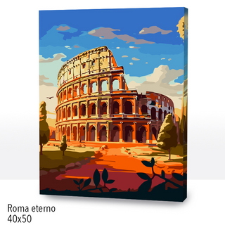 Kit Paint by numbers 40x50 Roma eterno | WC2565