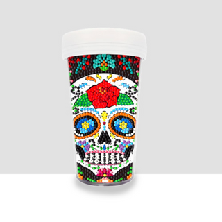 💎Kit Creativo | Diamond Painting | Vaso: Calavera viva| BZS12✨NEW✨