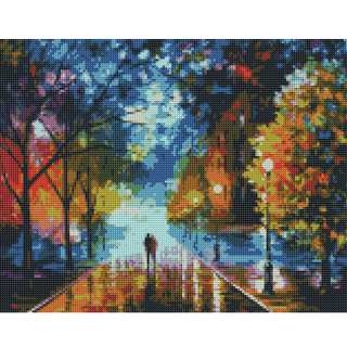 Kit Diamond Painting sin bastidor 35x45: Camino de luz | WD1016
