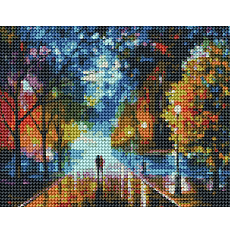 💎Kit Diamond Painting sin bastidor 35x45cm: Camino de luz | WD1016