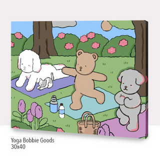 Kit Paint by numbers 30x40 Yoga Bobbie Goods | WC7019