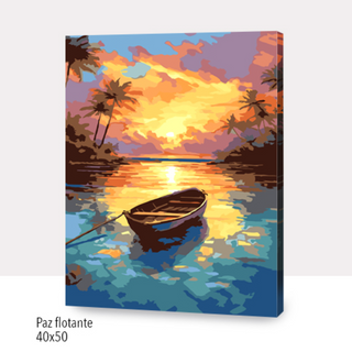 Kit Paint by numbers 40x50 Paz flotante | WC7001
