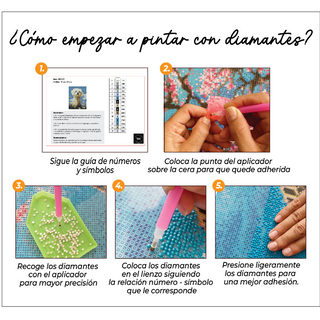 💎Kit Diamond Painting con bastidor 30x40cm: Vibra marina  | WDF0126 ✨NEW✨
