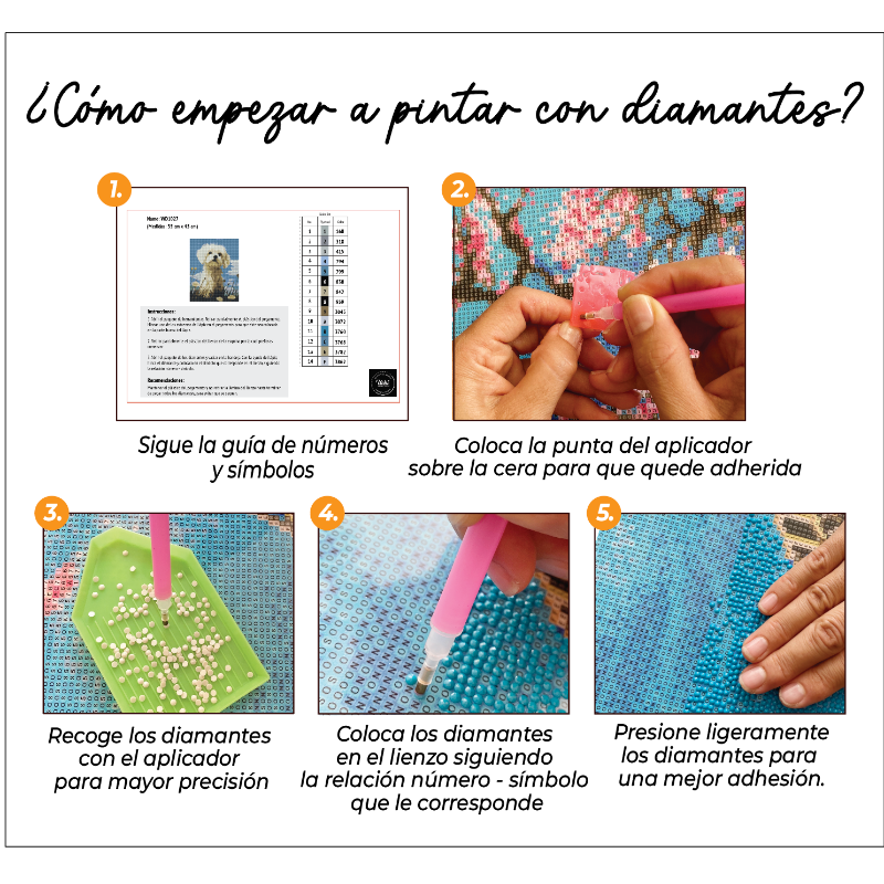 💎Kit Diamond Painting con bastidor 30x40cm: Vibra marina  | WDF0126 ✨NEW✨