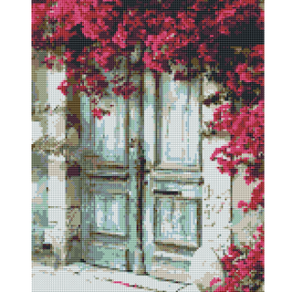 Kit Diamond Painting sin bastidor 35x45: Puerta al tiempo | WD1022