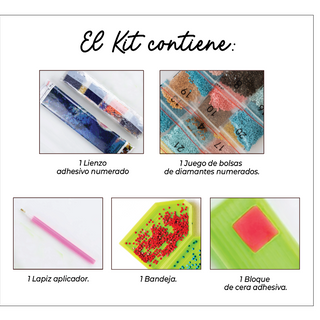 Kit Diamond Painting sin bastidor 35x45 Primavera eterna | WD1021 