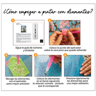 Kit Diamond Painting sin bastidor 35x45 Primavera eterna | WD1021 