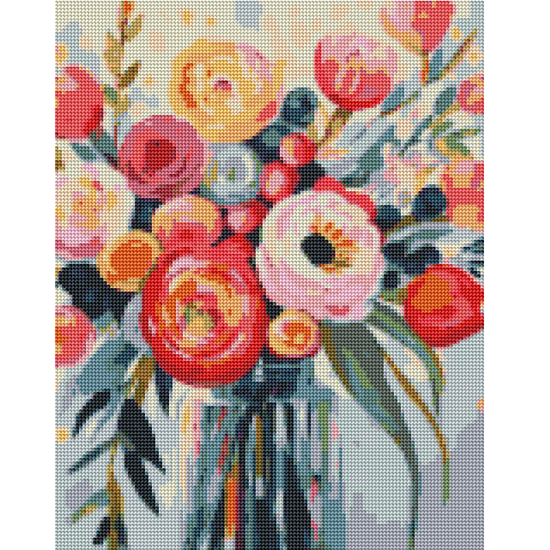 Kit Diamond Painting sin bastidor 35x45 Ramo perfecto | WD1616