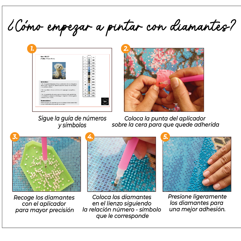 Kit Diamond Painting sin bastidor 35x45 Ramo perfecto | WD1616