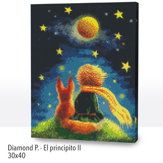 Kit Diamond Painting con bastidor 30x40 El principito II | WDF1612