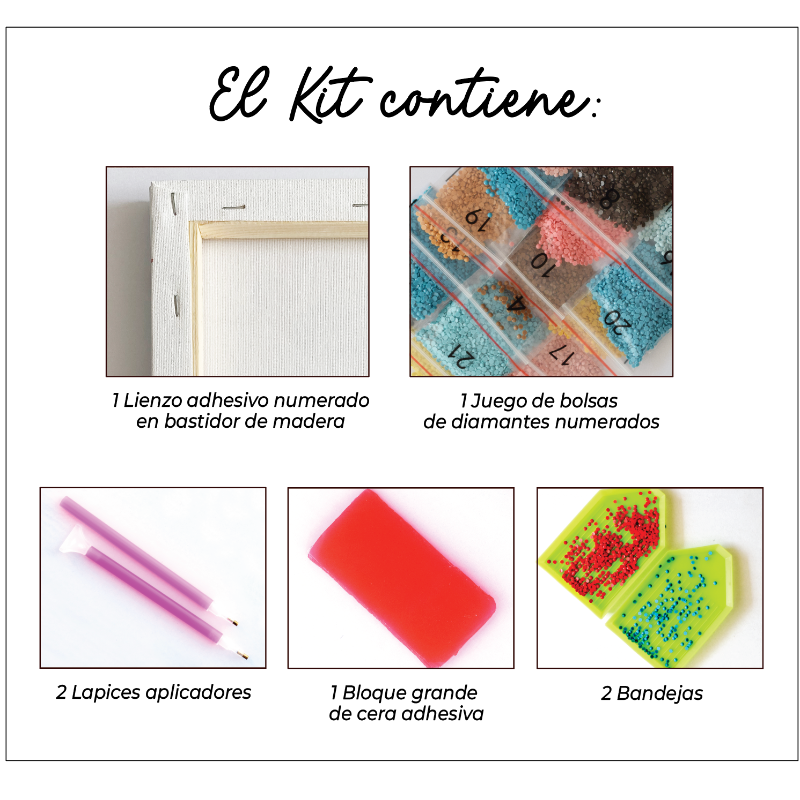 Kit Diamond Painting con bastidor 30x40 El principito II | WDF1612