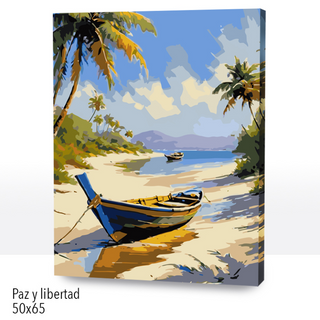 Kit Paint by numbers 50x65 Paz y Libertad | WG2501