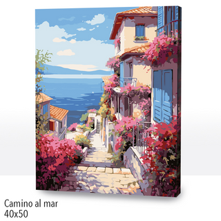 Kit Paint by numbers 40x50 Camino al mar | WC2559