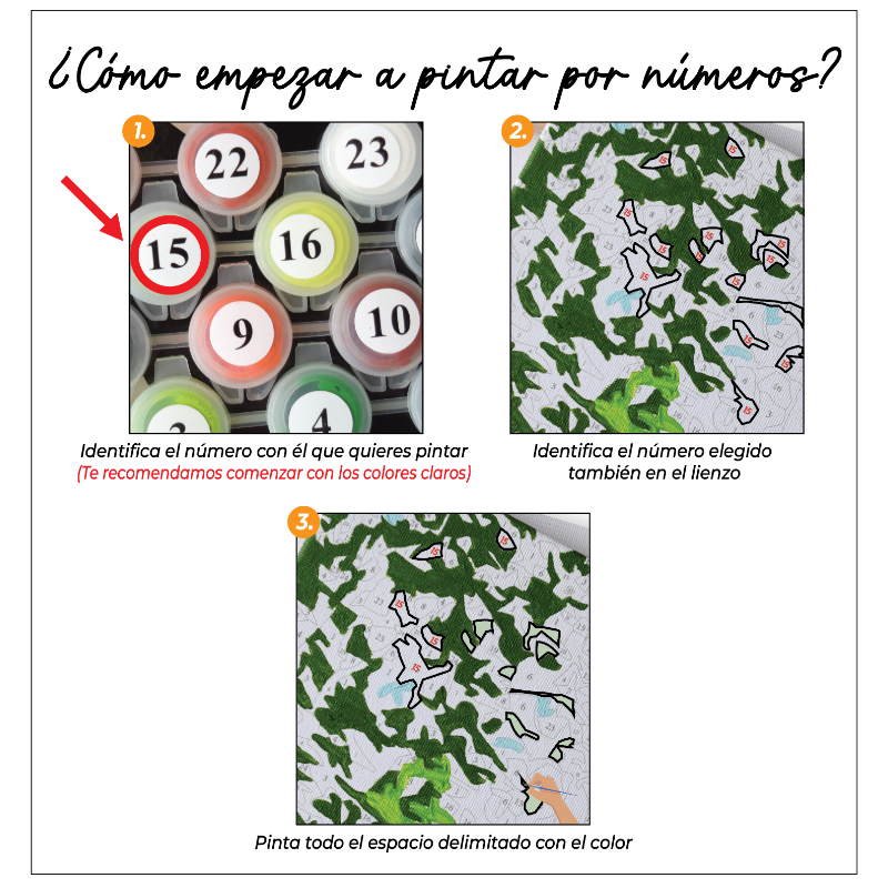 Kit Paint by numbers 50x65 Vida ideal | WG2502